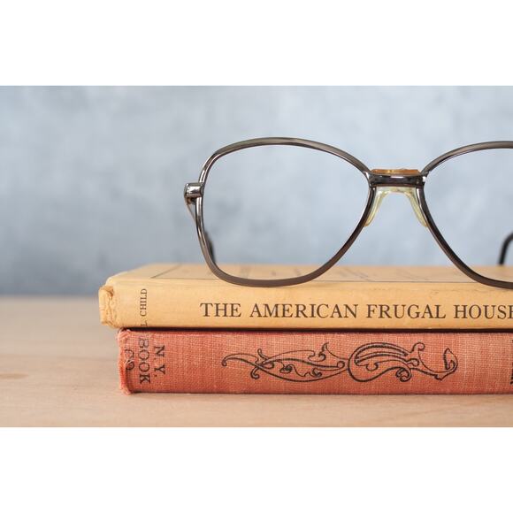Vintage SRO 1970s Eyeglasses Metal NOS USA Grandma Retro